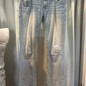 Miss Me Light Blue Flare Jeans
